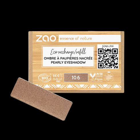 Zao 長方礦物眼影補充裝 Rectangle Eyeshadow Refill